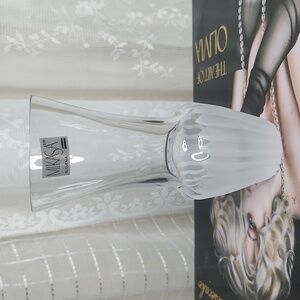 Vintage Mikasa Clear Crystal Bud Vase